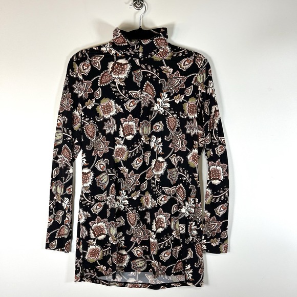 Lands End quarter zip long sleeve rashguard sun shirt womens Medium Outdoor - Picture 1 of 11